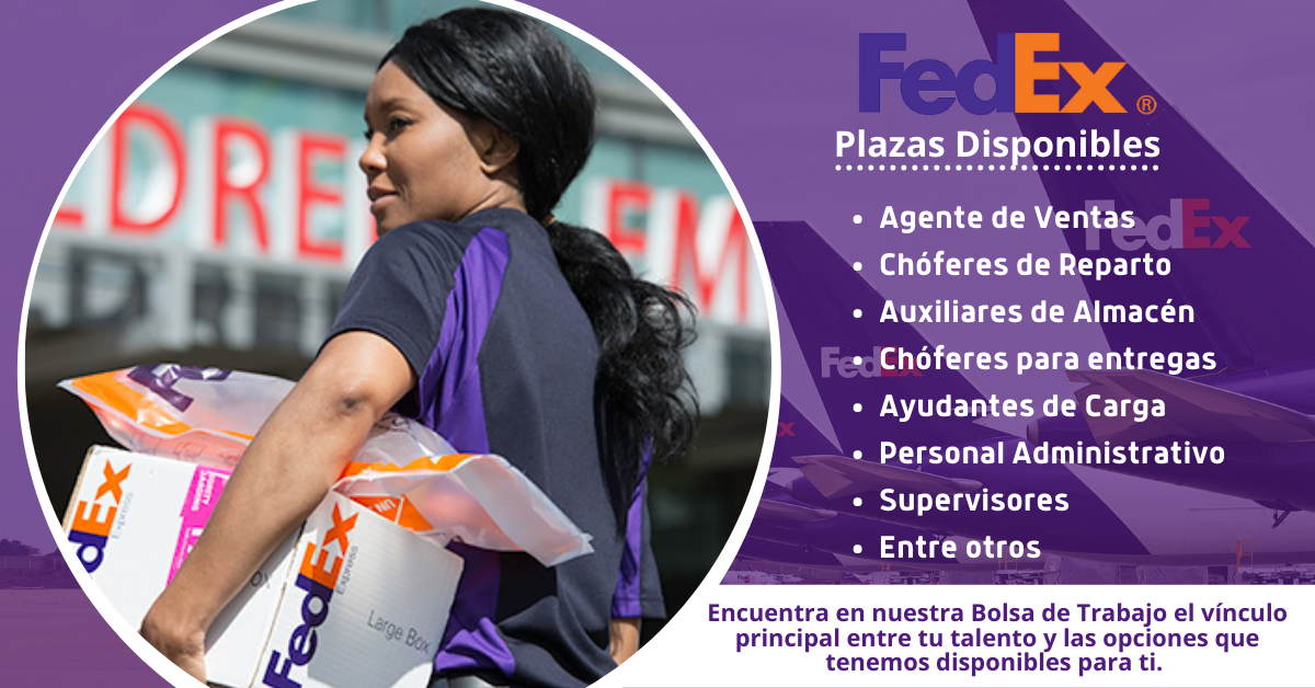 FEDEX – REQUIERE PERSONAL