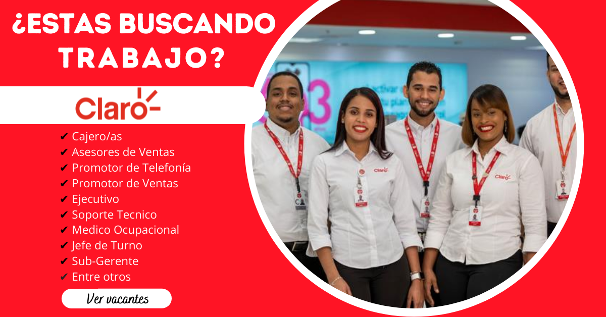 CLARO – REQUIERE NUEVO PERSONAL