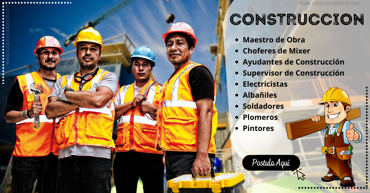 Convocatoria Laboral-CONSTRUCCION